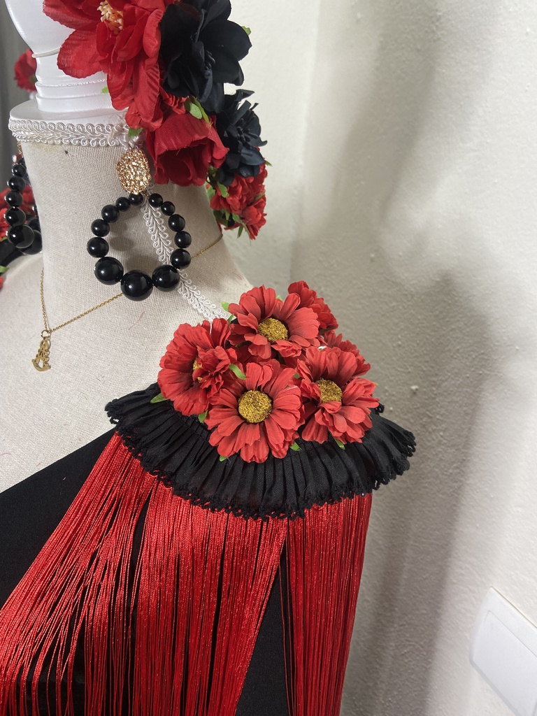 Traje de flamenca mod. Azabache