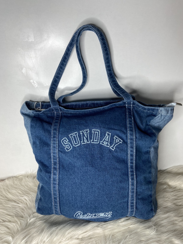 BOLSO TELA VAQUERO/