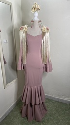 VESTIDO MOD. ATENEA  ROSA MAQUILLAJE