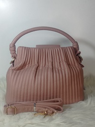 BOLSO DE MANO/BANDOLERA ROSA MAQUILLAJE