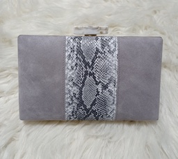 BOLSO  CLUTCH GRIS DE ANTELINA